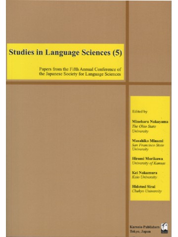 STUDIES IN LANGUAGE SCIENCES 5